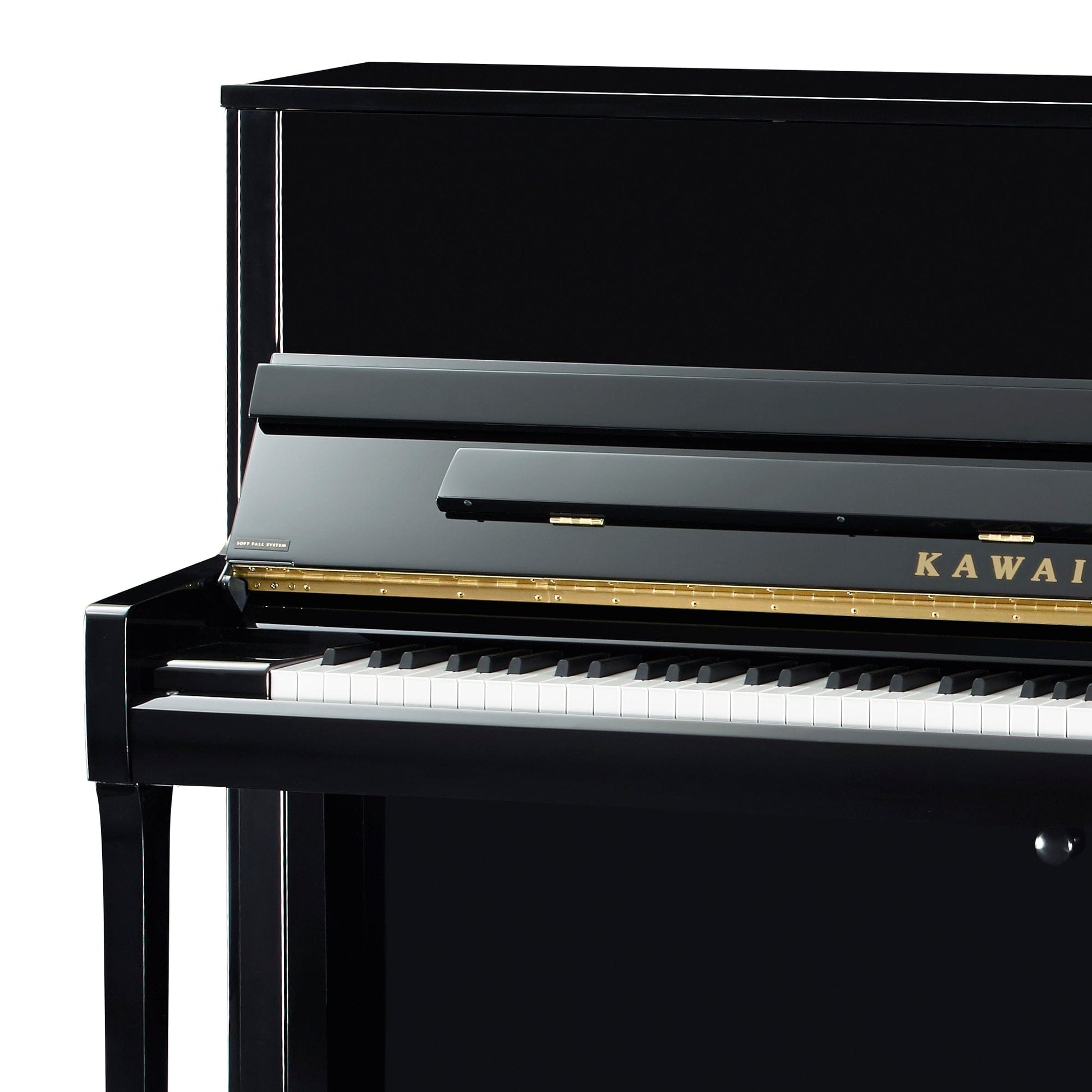 Kawai K300 ATX4 Anytime Silent Upright Piano; Polished Ebony