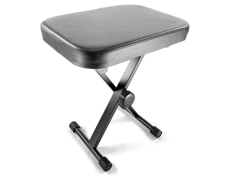 Self-Assembly Double Braced Keyboard Stand & Bench Value Pack
