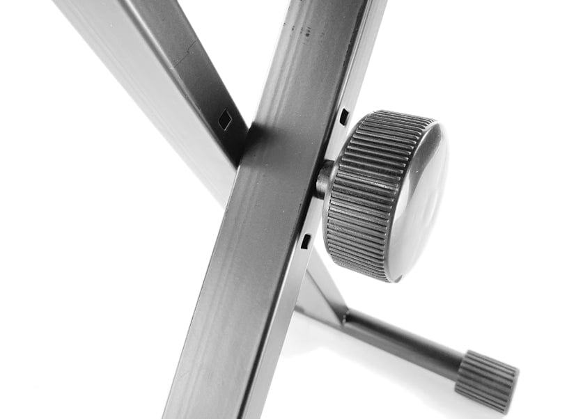 Self-Assembly Double Braced Keyboard Stand & Bench Value Pack