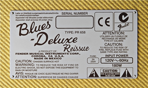 Fender Blues Deluxe Reissue Guitar Amplifier