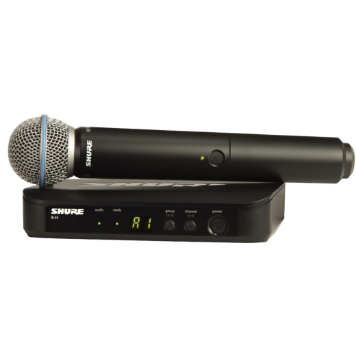 Shure BLX24 Beta58 Wireless Handheld Microphone System