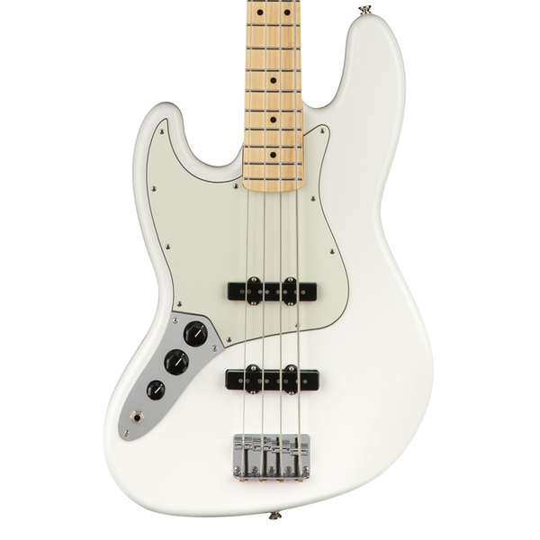 Fender Player Jazz Bass Left Hand Maple Polar White | Bonners Music