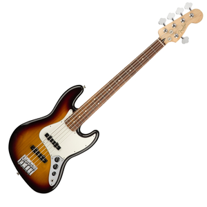 Fender Player Jazz Bass V 5 String Pau Ferro 3 Colour Sunburst