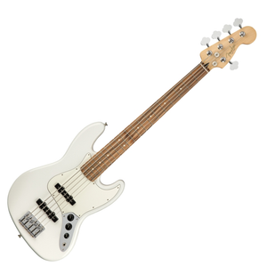 Fender Player Jazz Bass V 5 String Pau Ferro Polar White