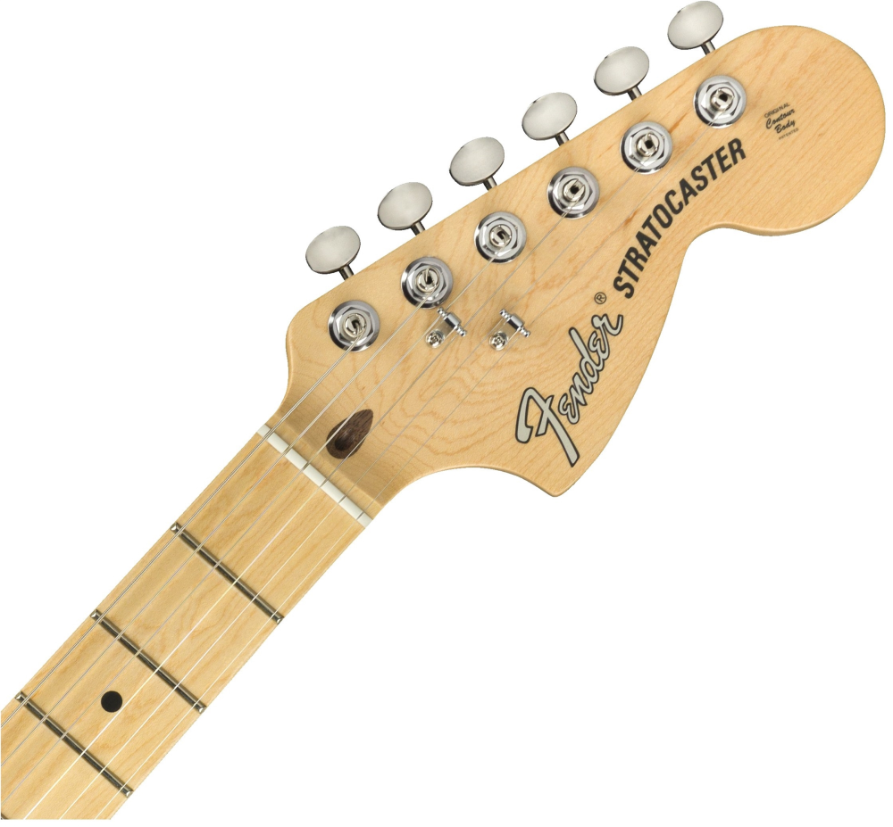 Fender American Performer Strat HSS Maple Satin Surf Green Guitar