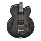 Ibanez Artcore AF55 TKF Trans Black Flat Guitar