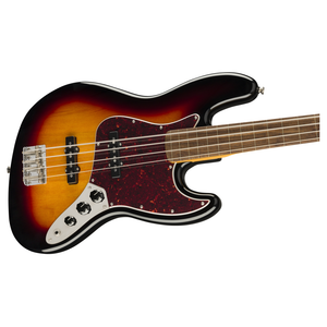 Squier Classic Vibe 60s Jazz Bass Fretless Laurel 3 Colour Sunburst