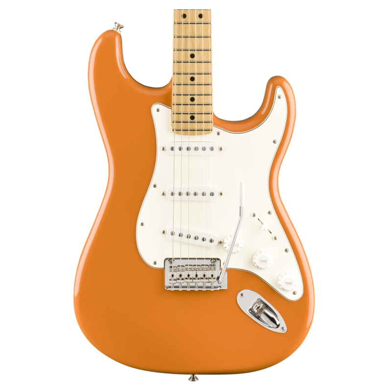 Fender Player Strat Maple Capri Orange Guitar Bonners Music