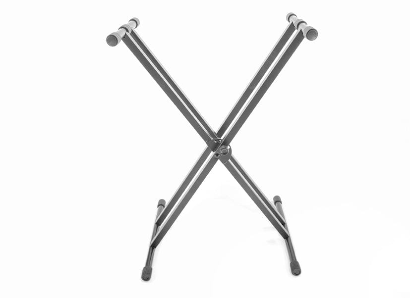 Self-Assembly Double Braced Keyboard Stand & Bench Value Pack
