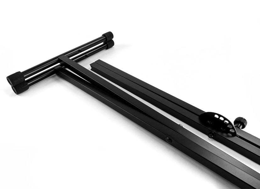 Self-Assembly Double Braced Keyboard Stand & Bench Value Pack