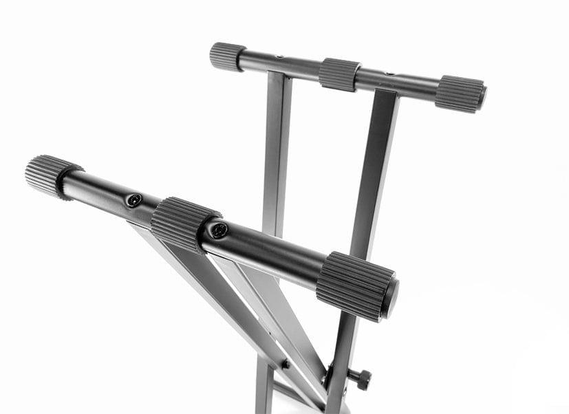 Self-Assembly Double Braced Keyboard Stand & Bench Value Pack