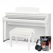 Kawai CA501 White Digital Piano Value Package