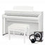 Kawai CA501 White with Piano Stool & Kawai SH9 Headphones