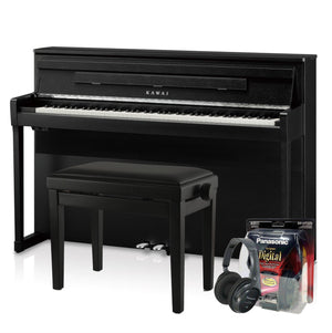 Kawai CA901 Digital Piano Value Package; Satin Black