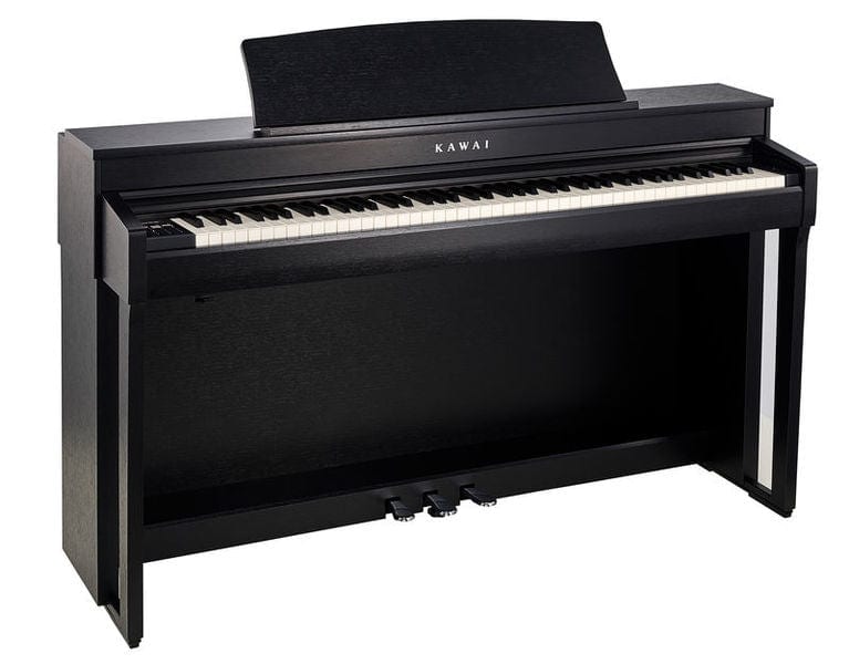 Kawai CN301 Digital Piano; Black with Piano Stool & Kawai SH9 Headphones