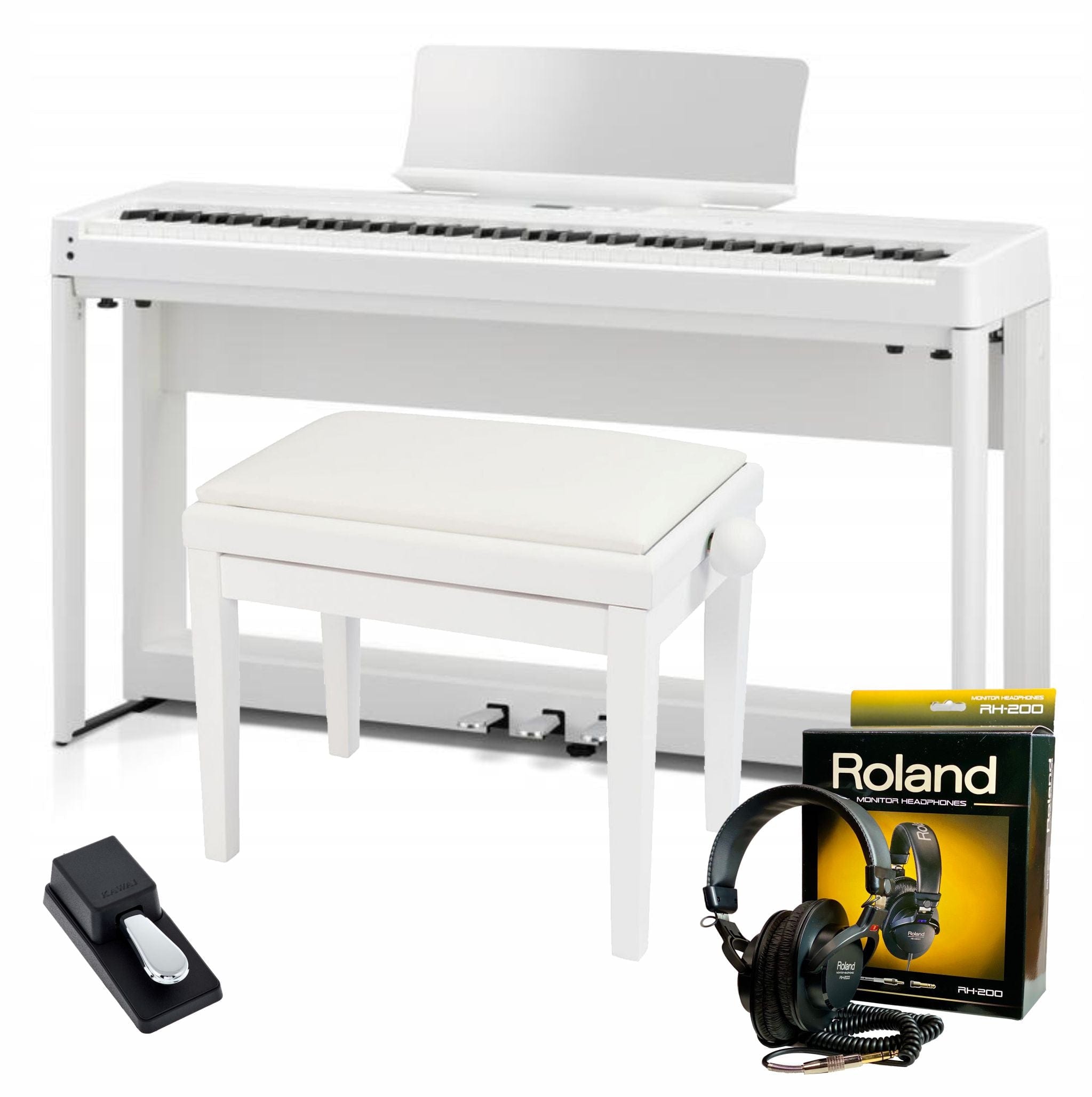 Kawai ES520 Digital Piano White Premium Package Bonners Music