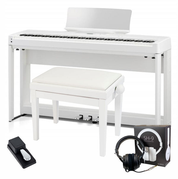 Kawai ES520 Digital Piano; White Elite Package