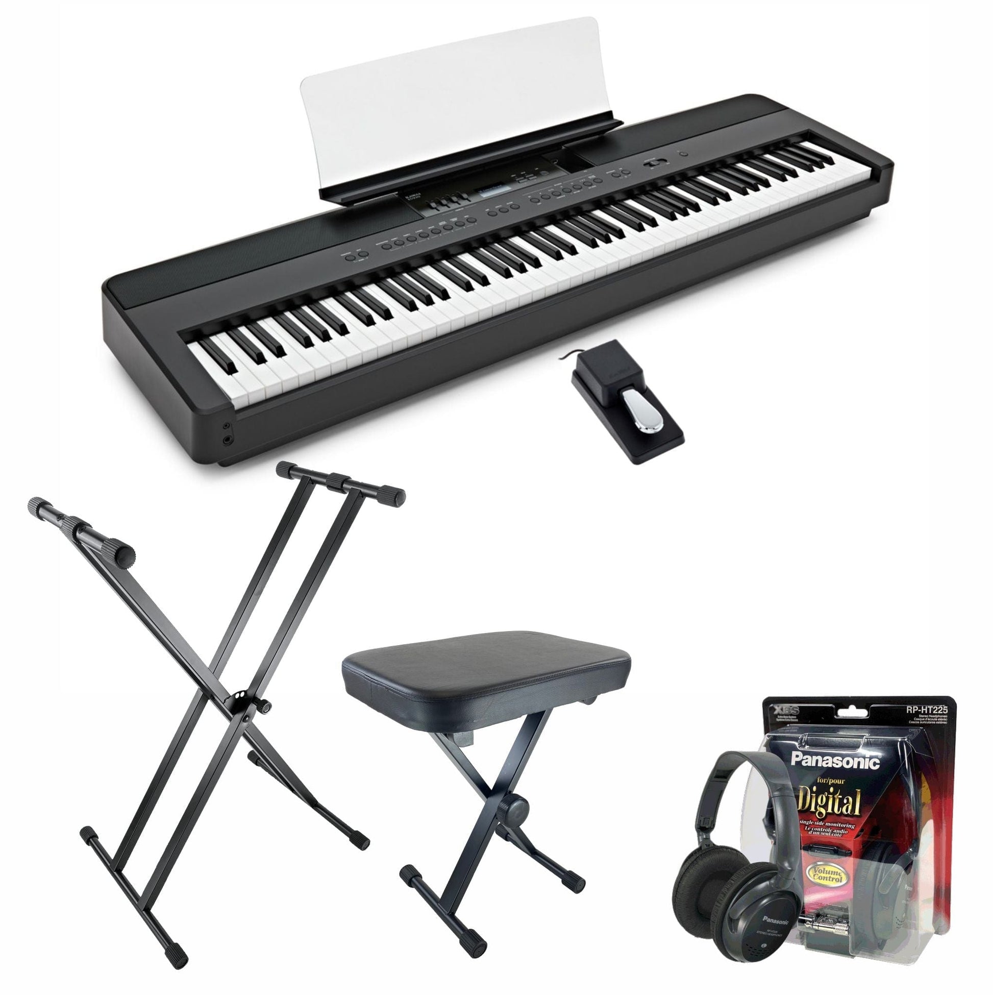 Kawai ES920 Digital Piano; Black Value Package