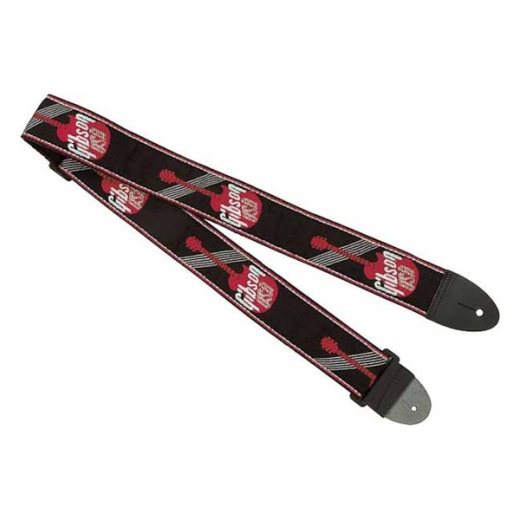 Gibson ASGG-600 2 Woven Guitar Strap Red