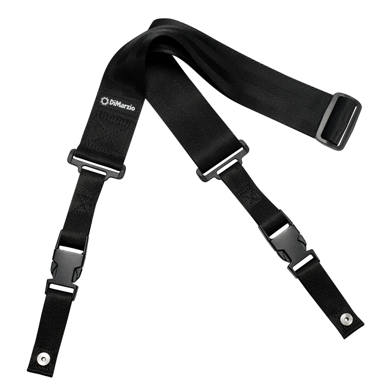 DiMarzio DD2200BK ClipLok Quick Release Black Guitar Strap