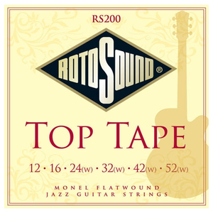 Rotosound RS200 Top Tape Flatwound Guitar Strings