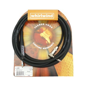 Whirlwind Leader SL10R Guitar Cable with Right Angle
