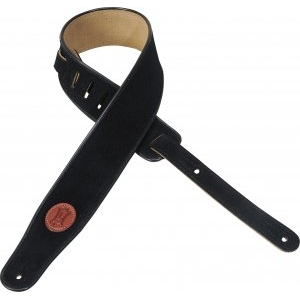 Levys MSS3-BLK Suede Leather Guitar Strap Black