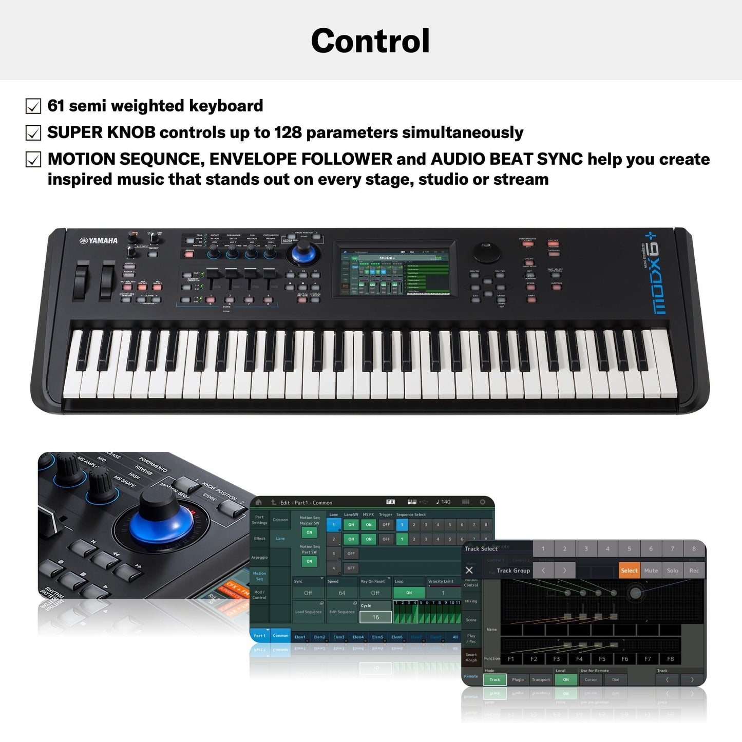 Yamaha MODX6+ Synthesizer Keyboard