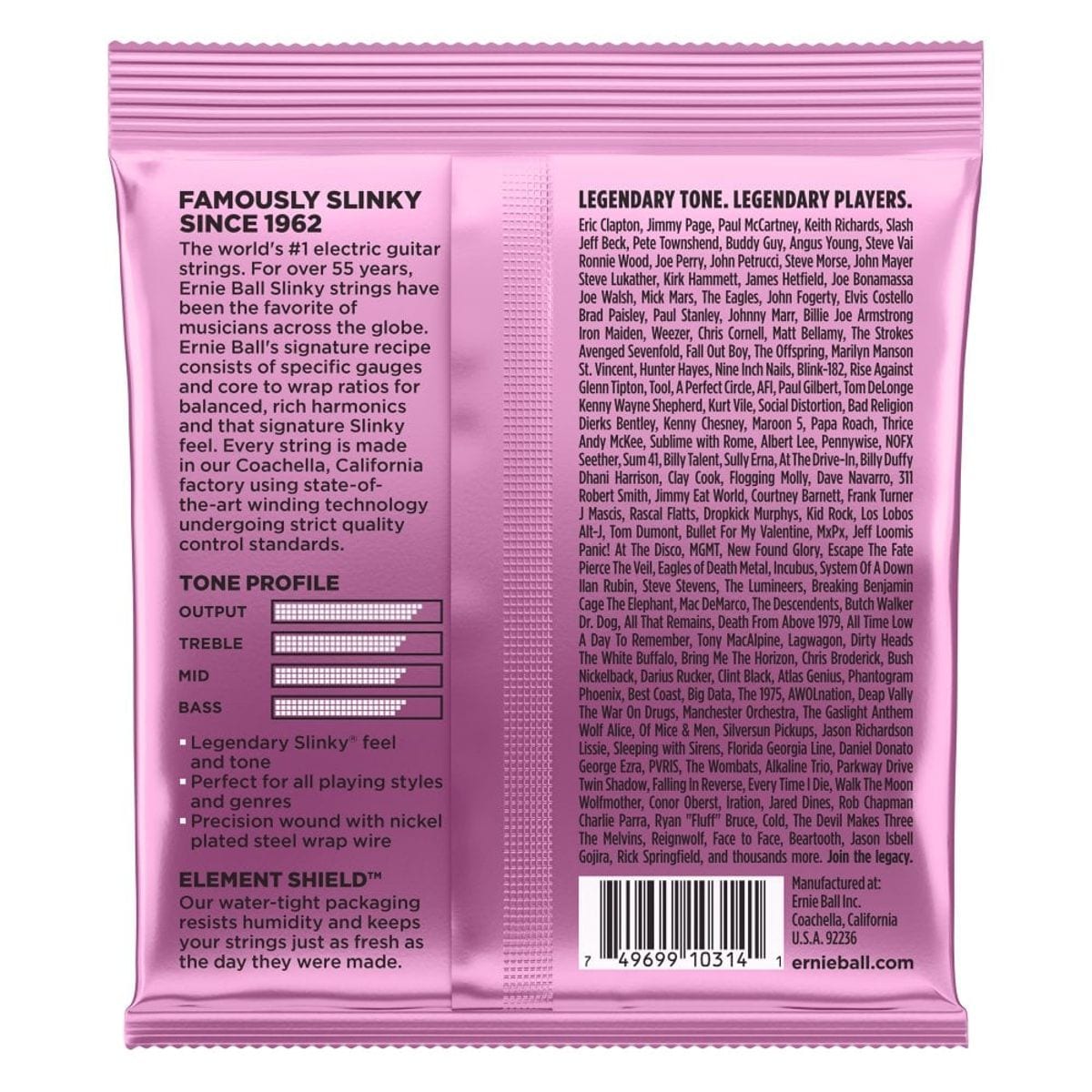Ernie Ball Mega Slinky Guitar String Set
