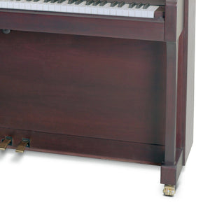 Feurich 122 Universal Upright Piano; Bordeaux Satin