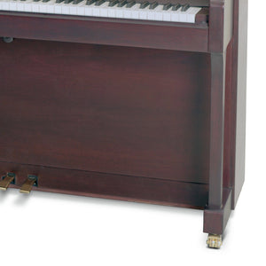 Feurich 122 Universal Silent Upright Piano; Bordeaux Satin