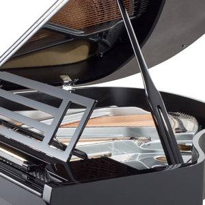 Feurich 162 Dynamic I Grand Piano; Polished Black With Chrome Fittings