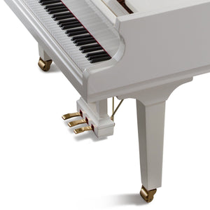Feurich 179 Dynamic II Grand Piano; Polished White