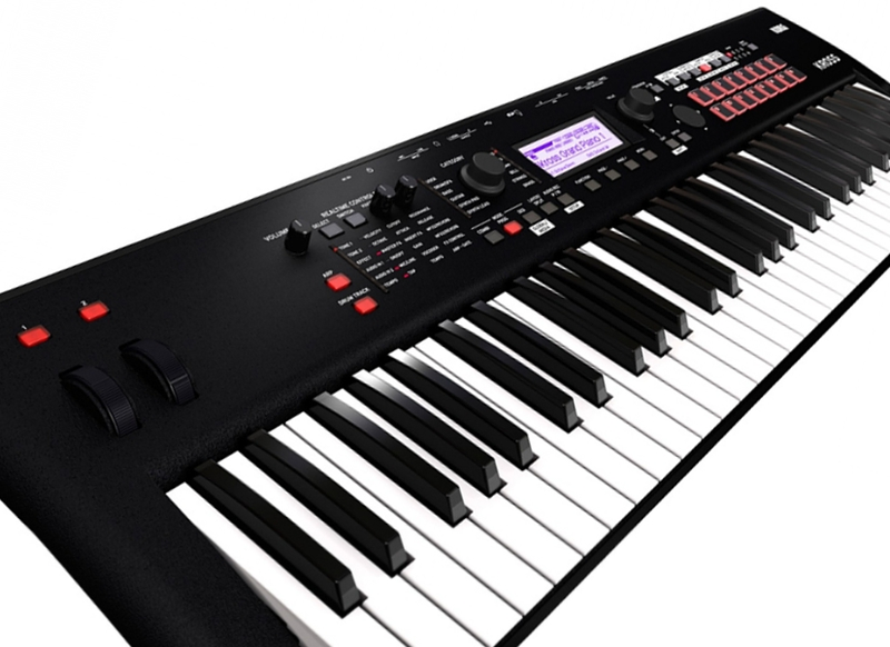 Korg Kross 2 61 Key Synth; Matt Black | Bonners Music