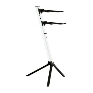 STAY Keyboard Stand SLIM 1100/02 Two Tier With Carry Bag; White