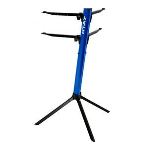 STAY Keyboard Stand SLIM 1100/02C Two Tier Curved Top With Carry Bag; Blue