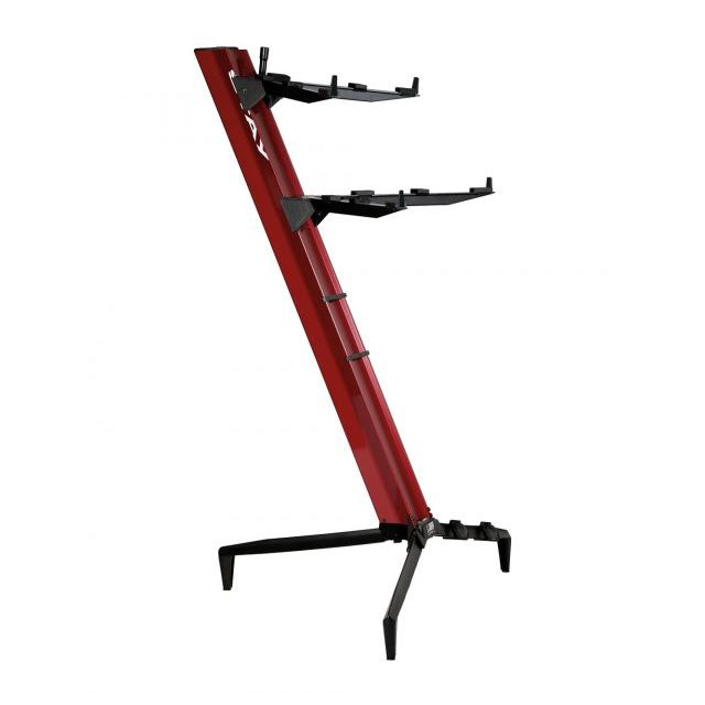 STAY Keyboard Stand TOWER 1300/02 Two Tier With Carry Bag; Red