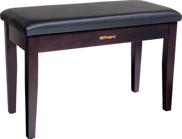 Roland RPB-D100RW Duet Piano Bench; Rosewood With Storage Compartment