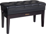 Roland RPB-D500RW Duet Piano Bench; Rosewood Vinyl Seat