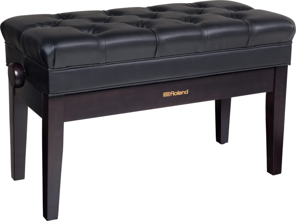 Roland RPB-D500RW Duet Piano Bench; Rosewood Vinyl Seat