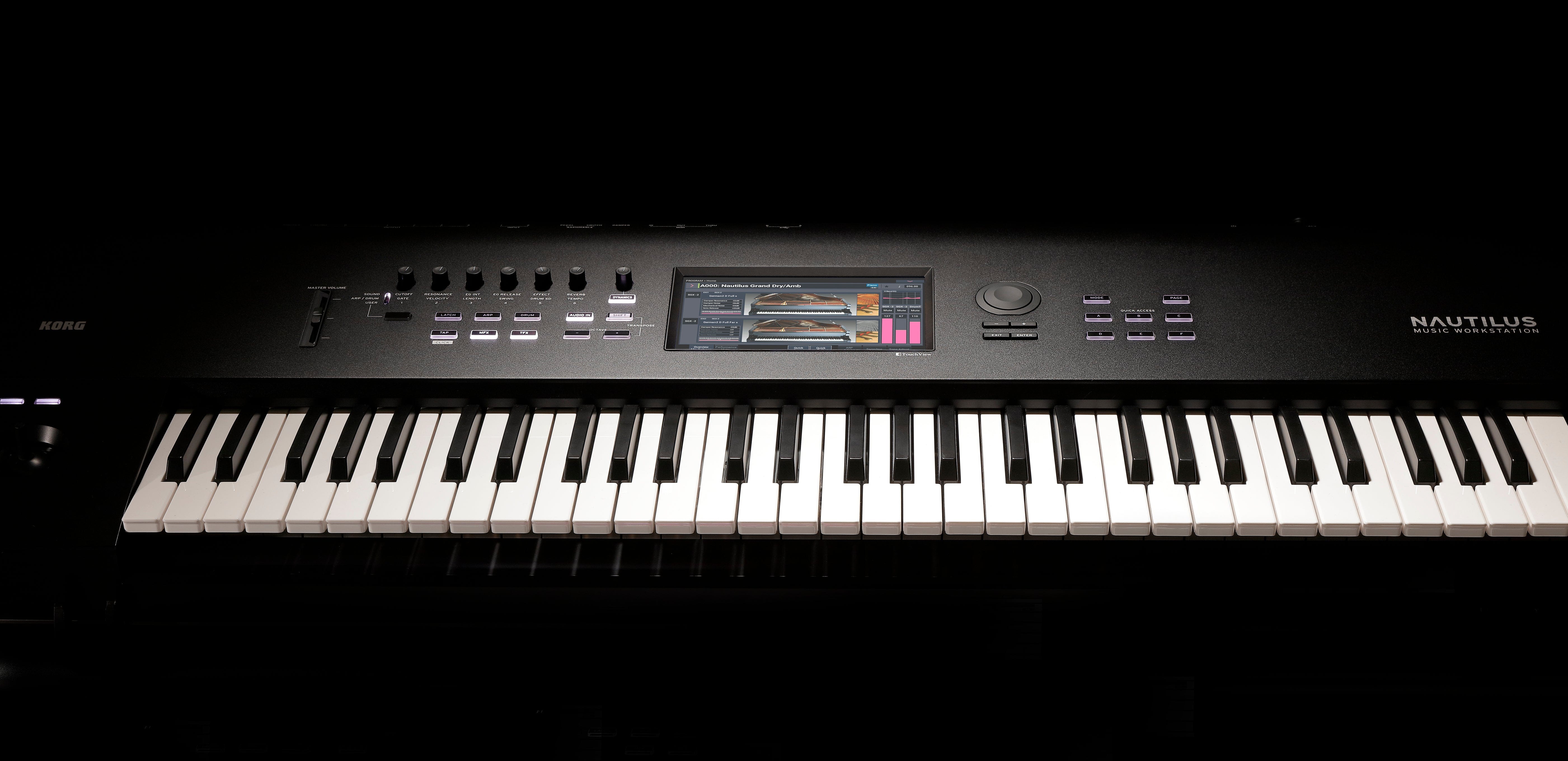 KORG NAUTILUS 61キー ミュージックワークステーション Korg NAUTILUS 61 Keyboard Workstation | Bonners Music