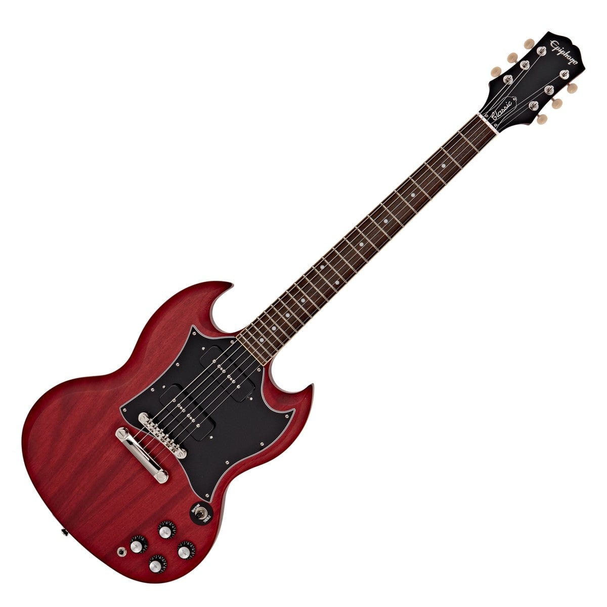 Epiphone SG Classic P-90s; Worn Cherry | Bonners Music