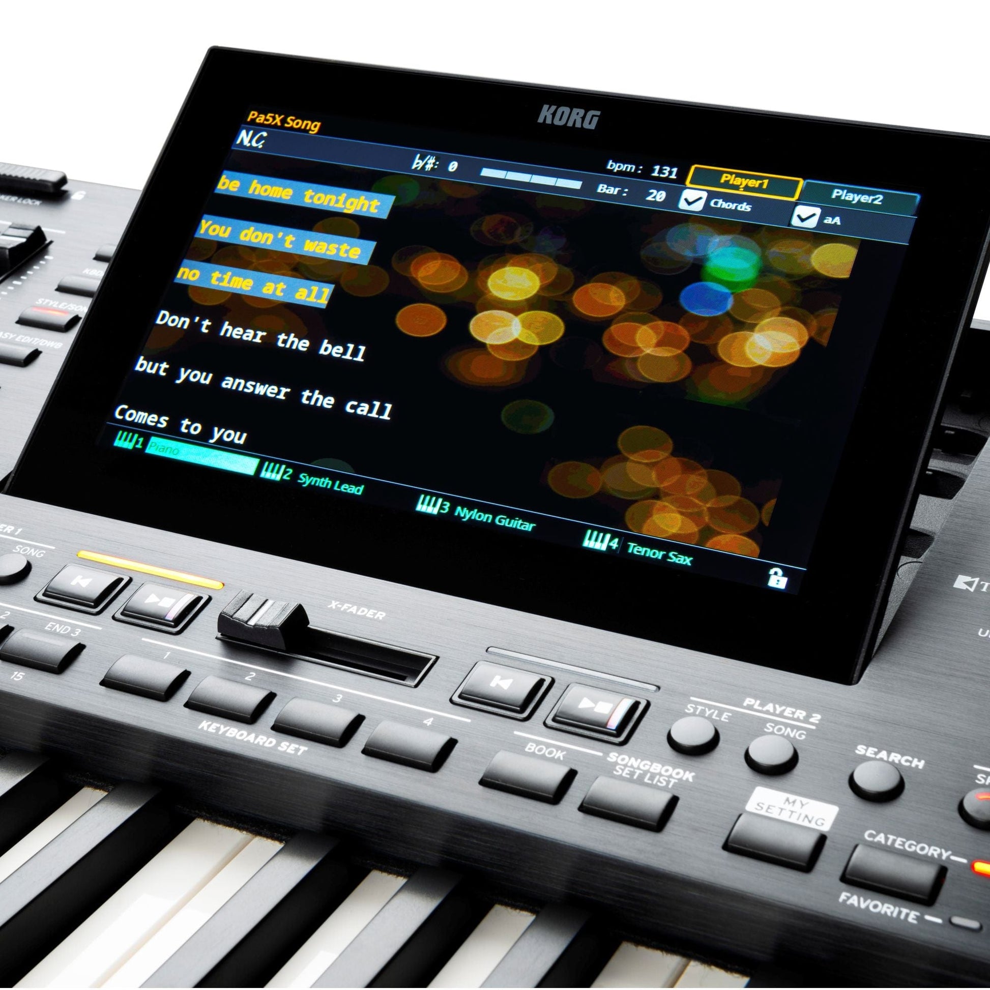 Korg Pa5X 76 Note Arranger Workstation Keyboard
