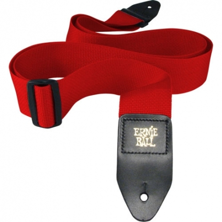 Ernie Ball Polypro Guitar Strap Red