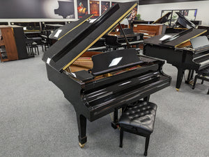 Secondhand Carl Schiller Mod.151 Grand Piano with Height Adjustable Piano Stool; SN 5526