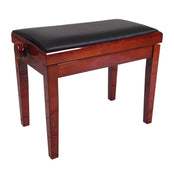 Nocturne Maestro Adjustable Height Piano Stool; Walnut Polished