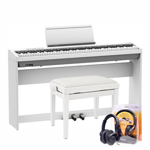 Roland FP30X White Digital Piano Elite Package