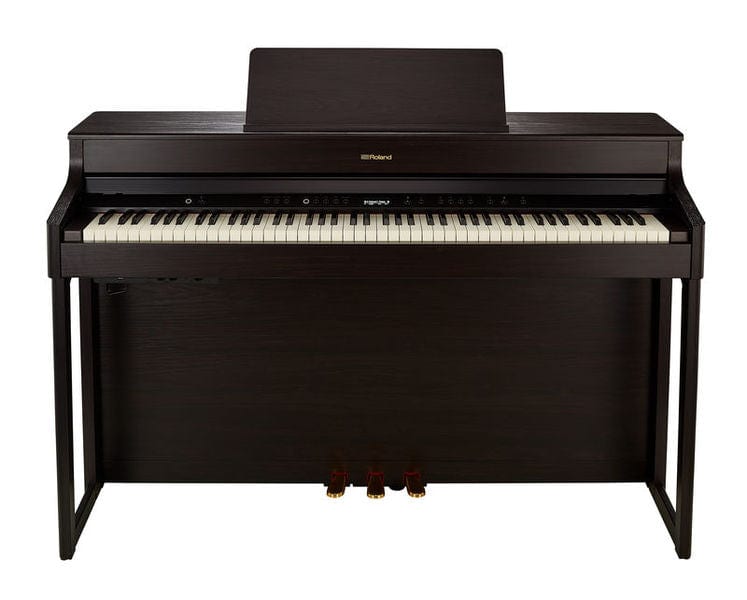 Roland HP702 Dark Rosewood with Piano Stool & Roland RH200 Headphones