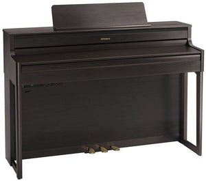 Roland HP704 Dark Rosewood with Piano Stool & Roland RH200 Headphones