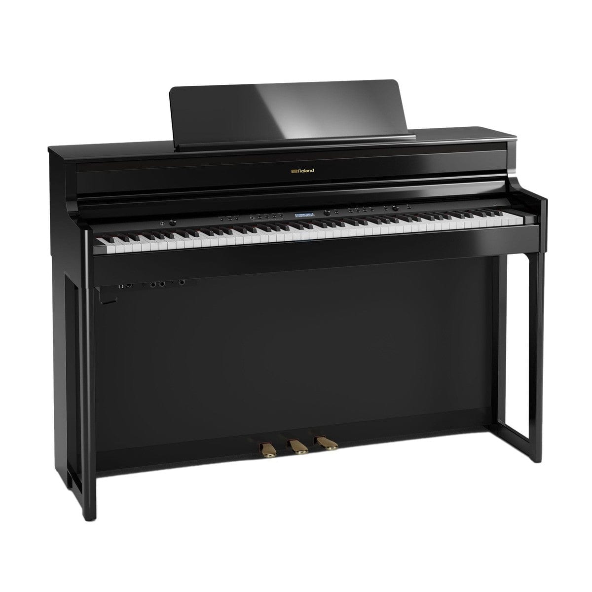 Roland HP704 Polished Ebony Concert Package